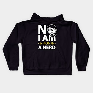 No I'm Not a Nerd Kids Hoodie